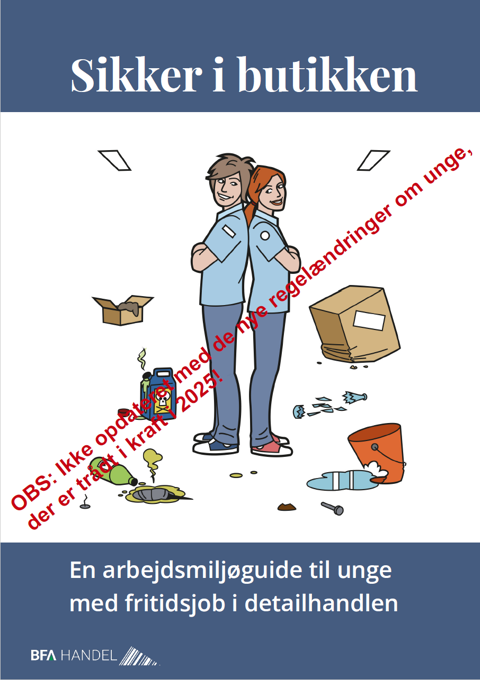 Pjece: Sikker i butikken - guide til unge i detailhandlen