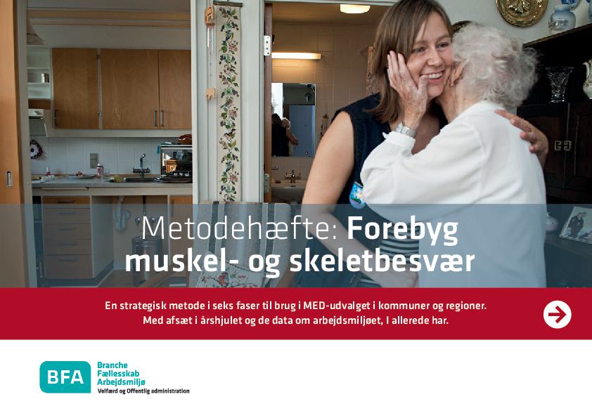 Metodehæfte: Forebyg muskel- og skeletbesvær