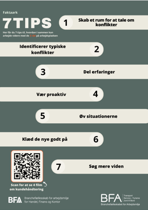 Faktaark: 7 tips til videre arbejde om konflikter